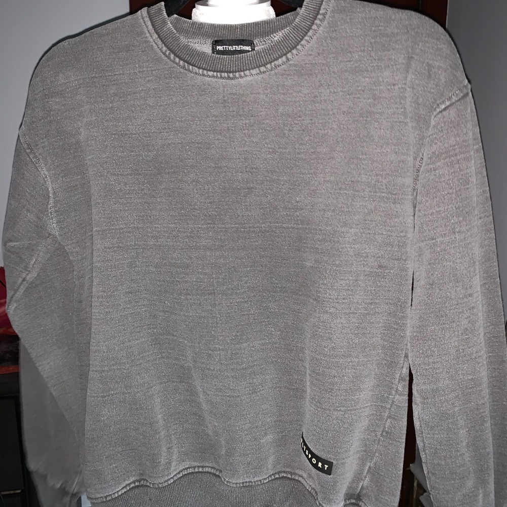 Pretty little thing sports gray sweater